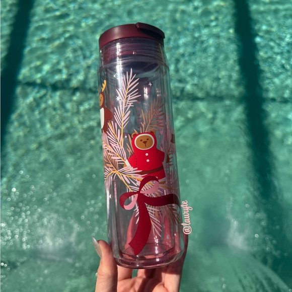 Starbucks Bearista Bear Ceramic Mug and Bow Charm Water Bottle Tumbler Bundle - Picture 3 of 9